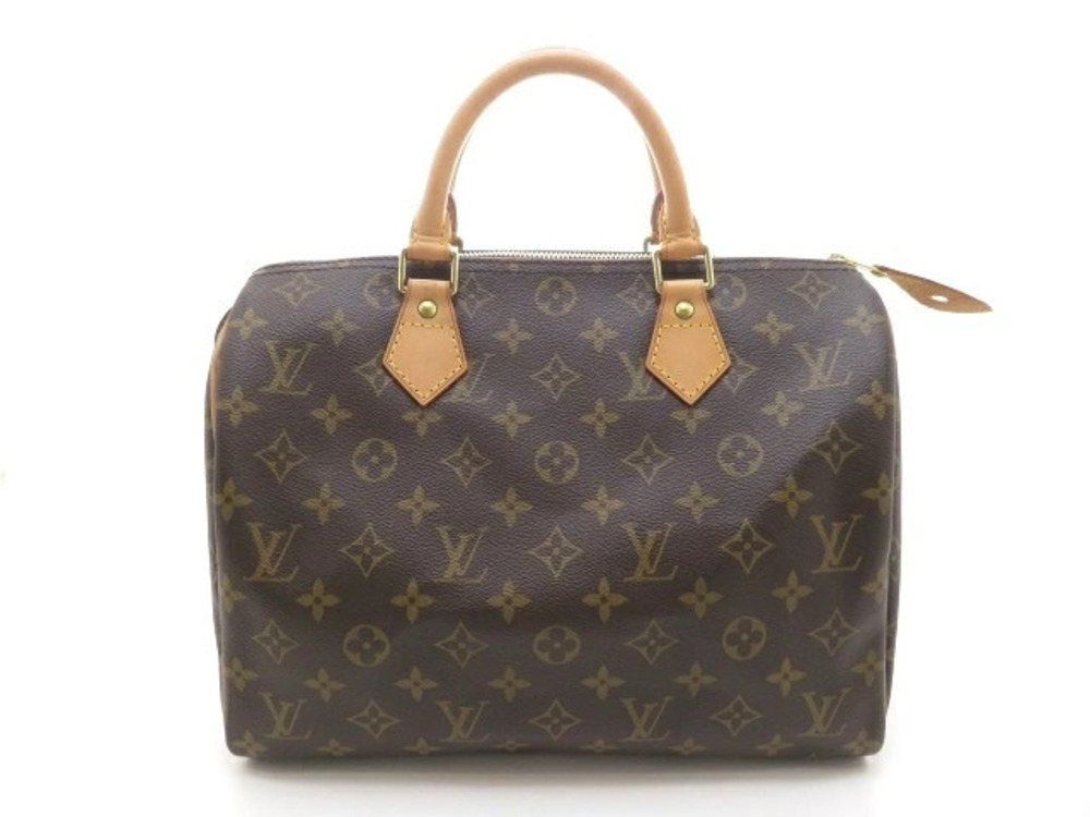 Louis Vuitton Speedy Monogram Leather Brown